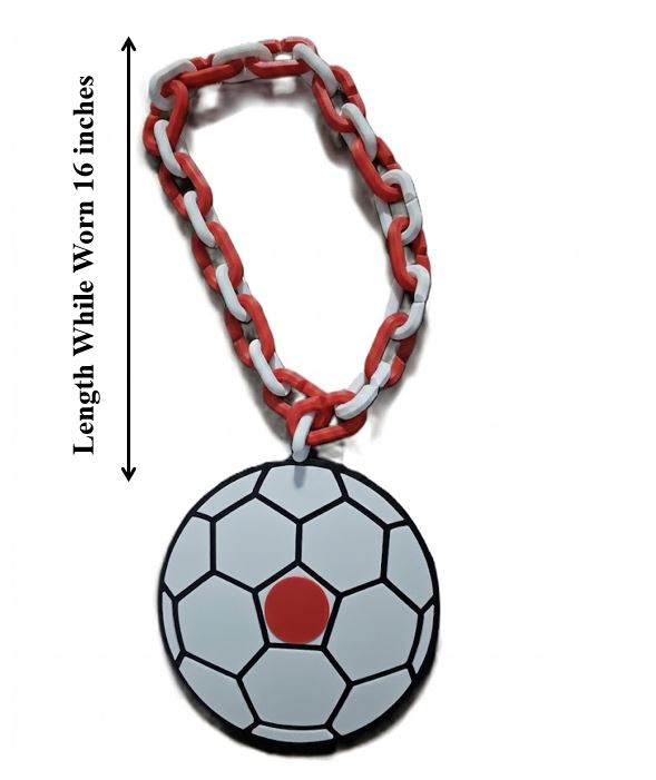 Japan Hype Chain Necklace - FIFA Football Soccer Samurai Blue Jewelry | Japan Futbol Fan Chain for World Cup Asian Cup Matchday Fans