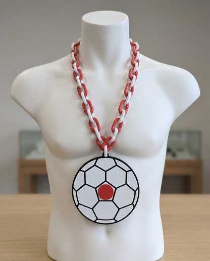 Japan Hype Chain Necklace - FIFA Football Soccer Samurai Blue Jewelry | Japan Futbol Fan Chain for World Cup Asian Cup Matchday Fans