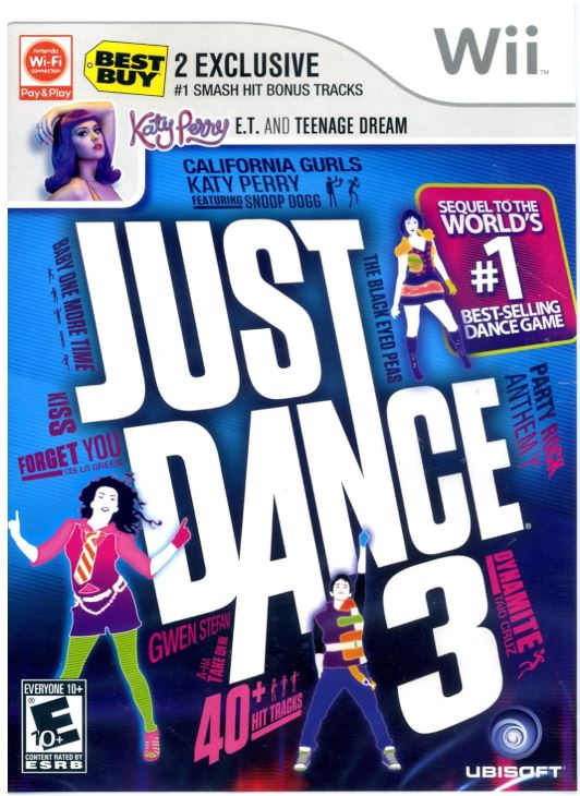 Just Dance 3 Nintendo Wii Best Buy Exclusive - Complete CIB Clean Near Mint