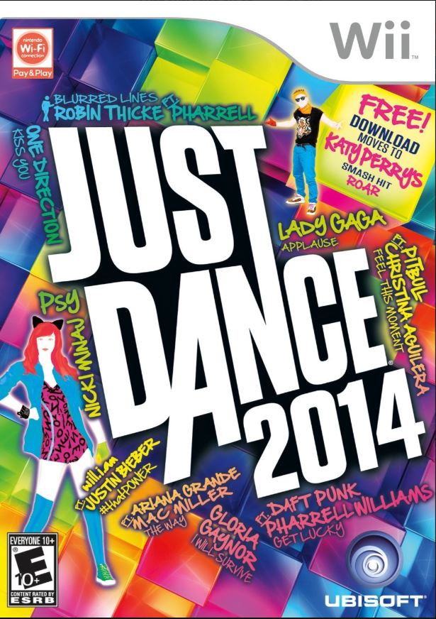 Just Dance 2014 (Nintendo Wii, 2013) Game Disc Near Mint Clean Tested Free Ship