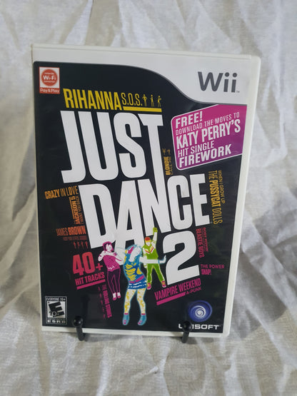 Just Dance 2 (Nintendo Wii, 2010) Complete CIB Near Mint Clean RVL-SD2E-USO-B0