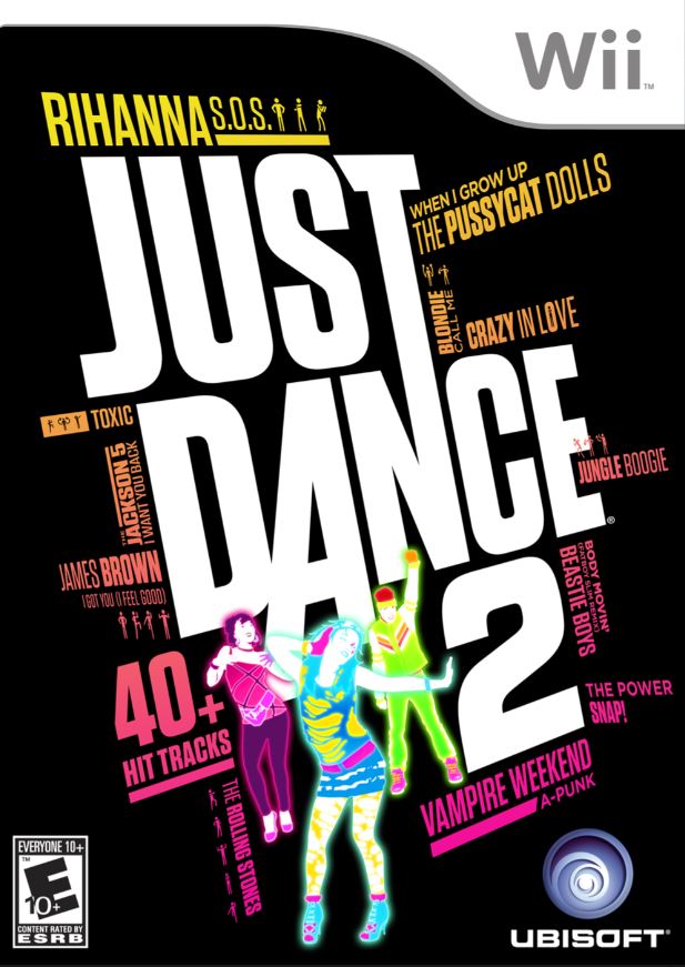 Just Dance 2 Wii Nintendo 2010 Party Game Disc Very Good Tested Ubisoft Sequel Rhythm Music Family Fun Collector Edition Complete Original Case