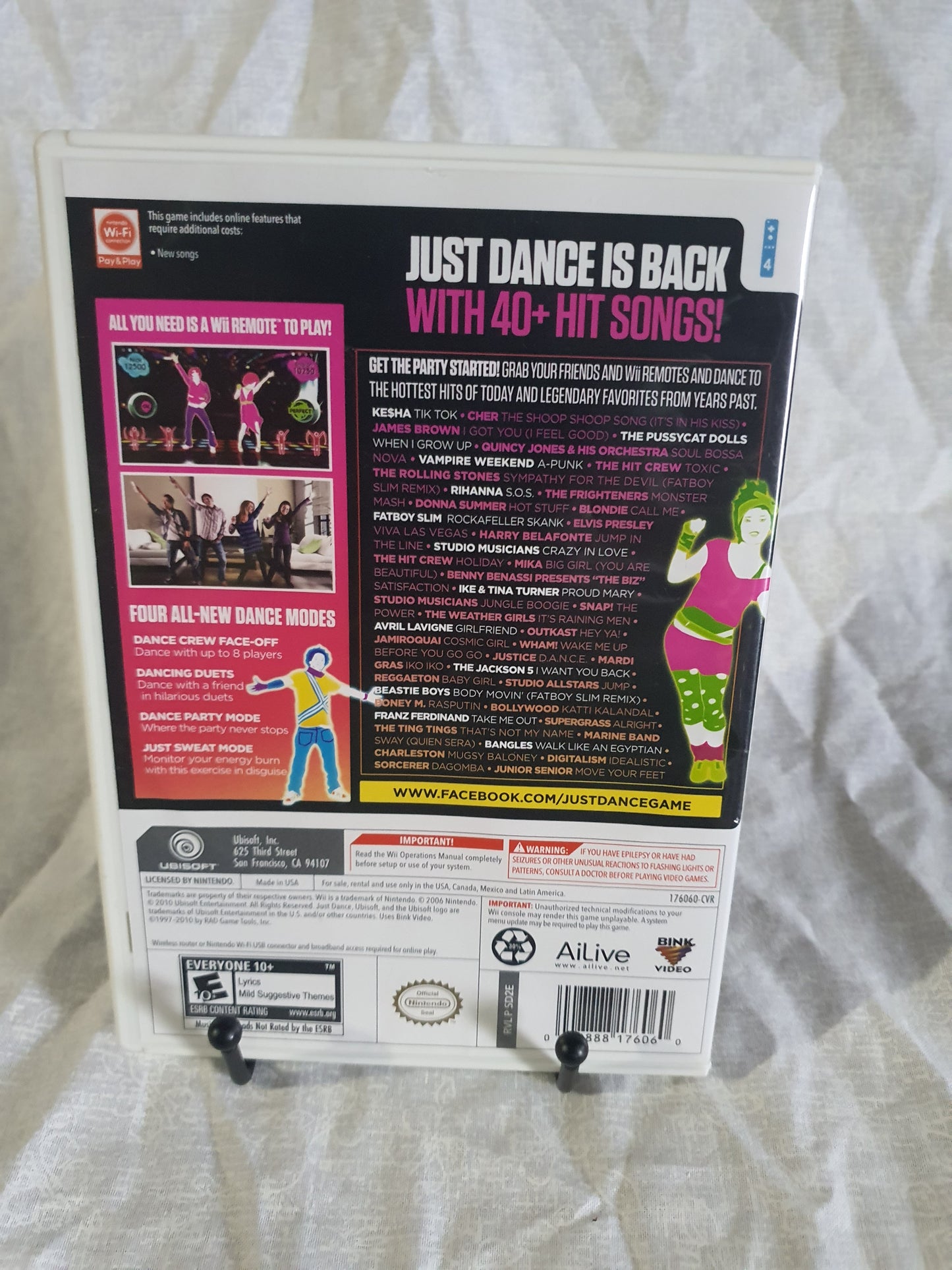 Just Dance 2 (Nintendo Wii, 2010) Complete CIB Near Mint Clean RVL-SD2E-USO-B0