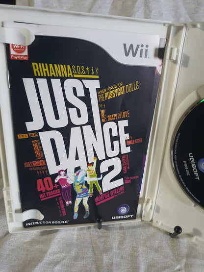 Just Dance 2 (Nintendo Wii, 2010) Complete CIB Near Mint Clean RVL-SD2E-USO-B0