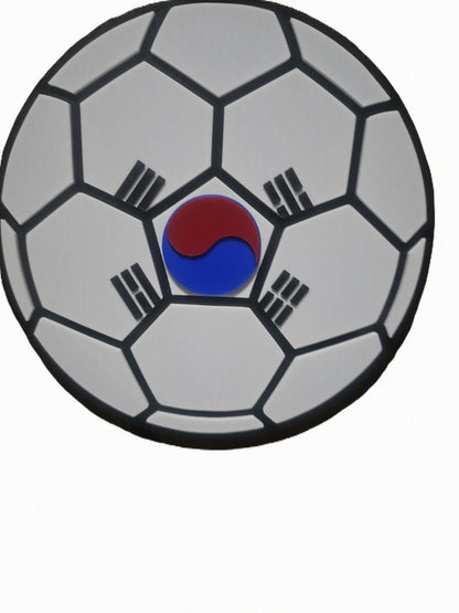 South Korea Hype Chain Necklace - FIFA Football Soccer Taegeuk Warriors Jewelry | Korea Futbol Fan Chain for World Cup Matchday Fans
