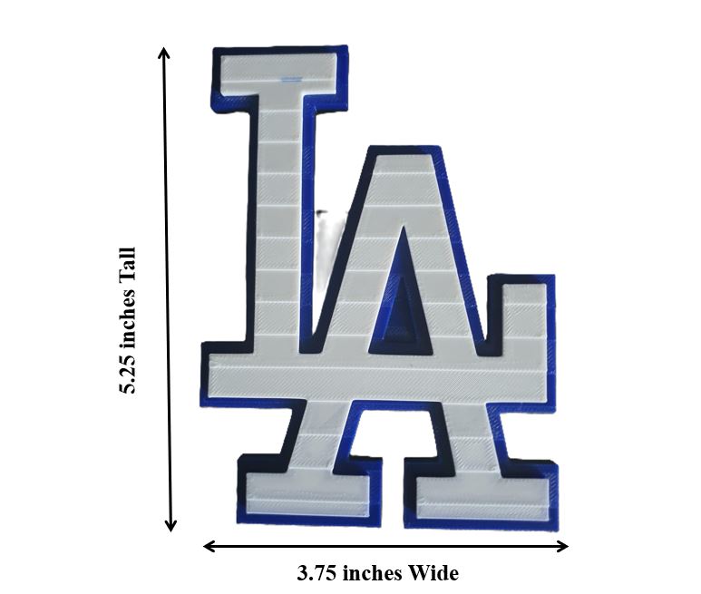 La Dodgers Tow Hitch Cover For 2x2" Receiver Compatible With Ford Dodge Jeep Ram Chevy Nissan Toyota Trucks