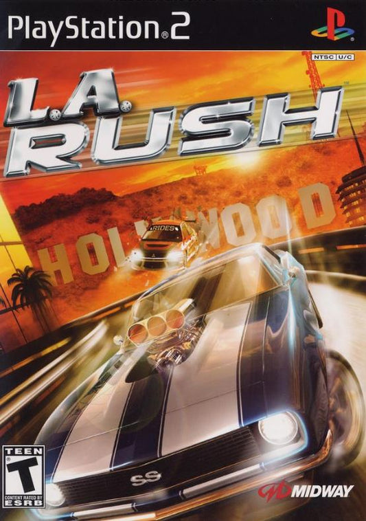LA Rush (PlayStation 2, PS2, 2005) Complete Registration Game Disc Near Mint