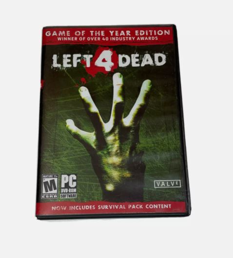 Left 4 Dead: Game of the Year Edition (PC, 2009) W/ Quick Reference Card