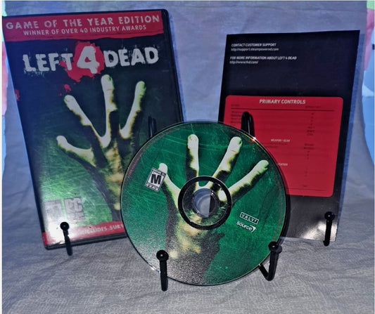 Left 4 Dead: Game of the Year Edition (PC, 2009) W/ Quick Reference Card