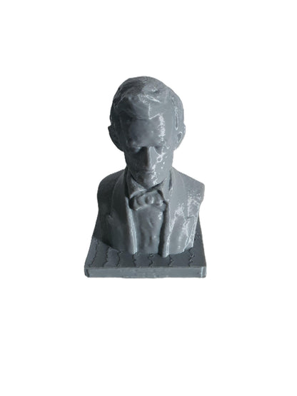 New Abraham Lincoln Bust Statue Sculpture 3D Printed For Art Craft Painting 5x3