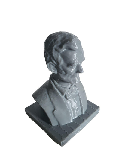 New Abraham Lincoln Bust Statue Sculpture 3D Printed For Art Craft Painting 5x3