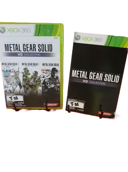 Metal Gear Solid HD Collection Case Manual Insert Near Mint NM NO GAME Xbox 360