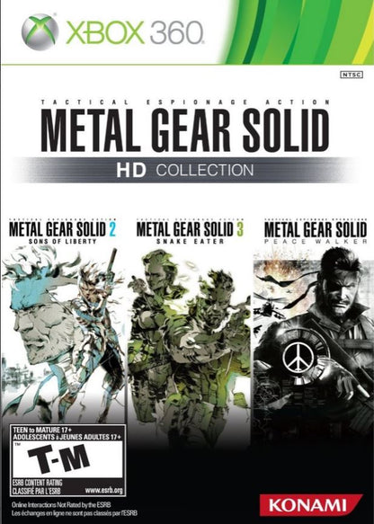 Metal Gear Solid HD Collection Case Manual Insert Near Mint NM NO GAME Xbox 360