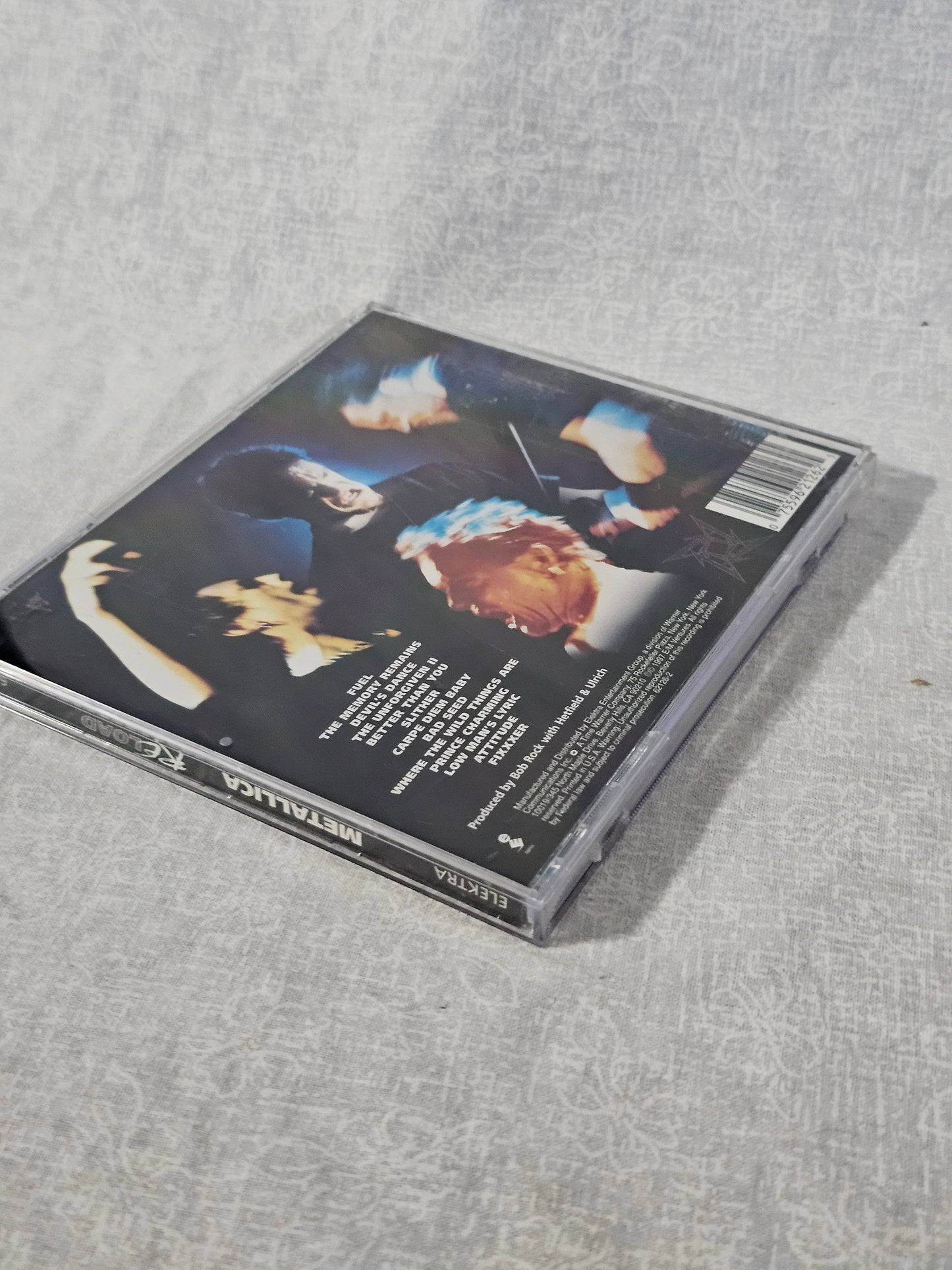 Metallica ReLoad 1st Print CD 1997 Explicit Original Elektra Pressing Heavy Metal Fuel Unforgiven II Memory Remains Collector Edition Album