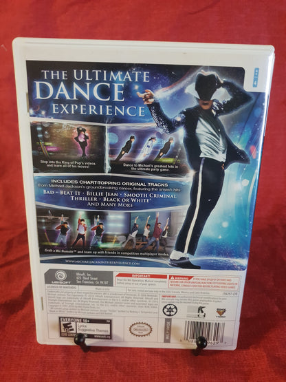 Michael Jackson: The Experience (Nintendo Wii, 2010) Complete Tested No Glove