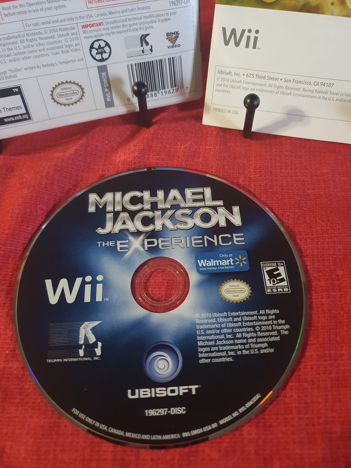 Michael Jackson: The Experience (Nintendo Wii, 2010) Complete Tested No Glove