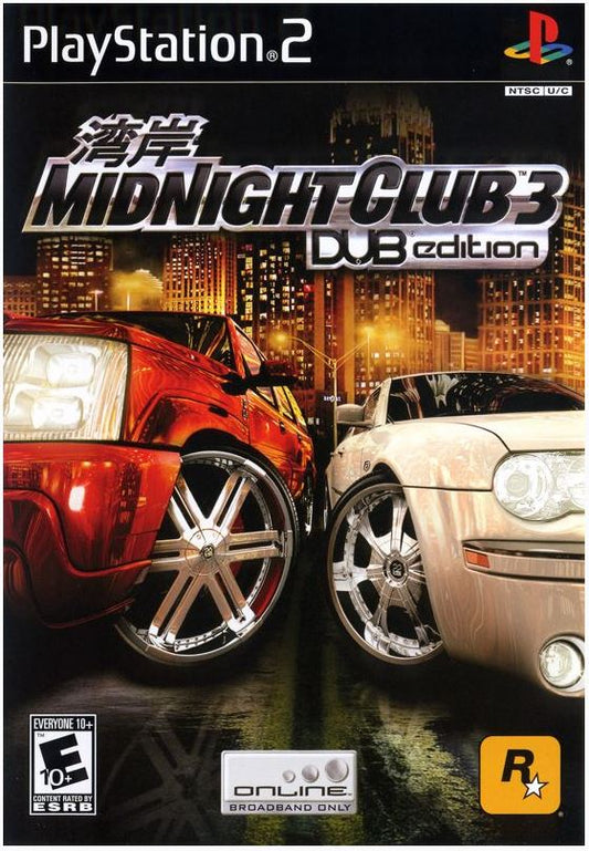 Midnight Club 3 DUB Edition PlayStation 2 Black Label Disc Very Good SLUS-21029