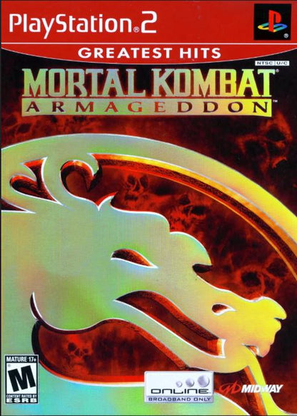 Mortal Kombat: Armageddon (Sony PlayStation 2, 2006) Complete Registration Card