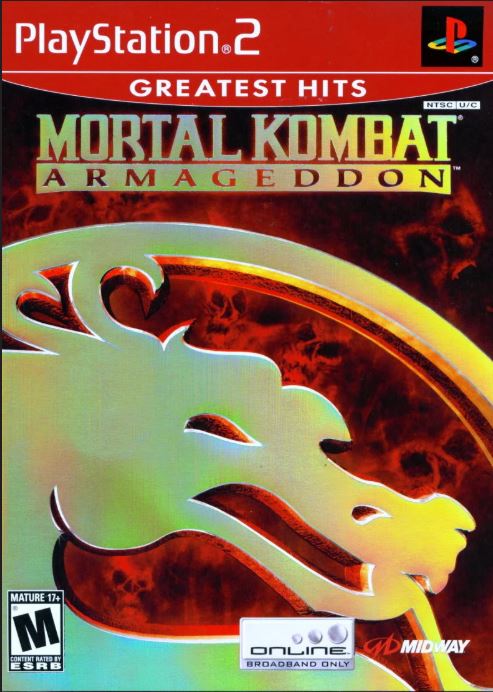 Mortal Kombat: Armageddon (Sony PlayStation 2, 2006) Complete Registration Card