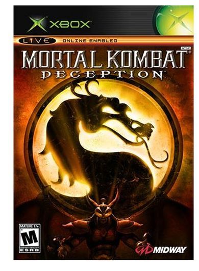 Mortal Kombat: Deception Microsoft Xbox 2004 Videogame Disc Very Good Free Ship