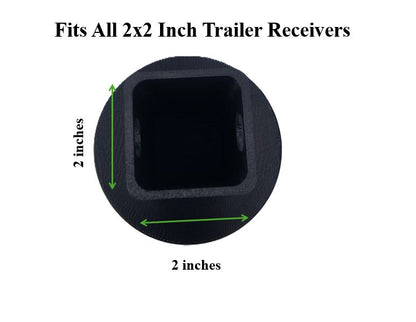 Mortal Kombat Dragon Trailer Hitch Cover Fits 2 Inch Receiver Truck SUV Jeep Car Pickup - Tow Hitch Plug Gaming Gift Video Game Collectible