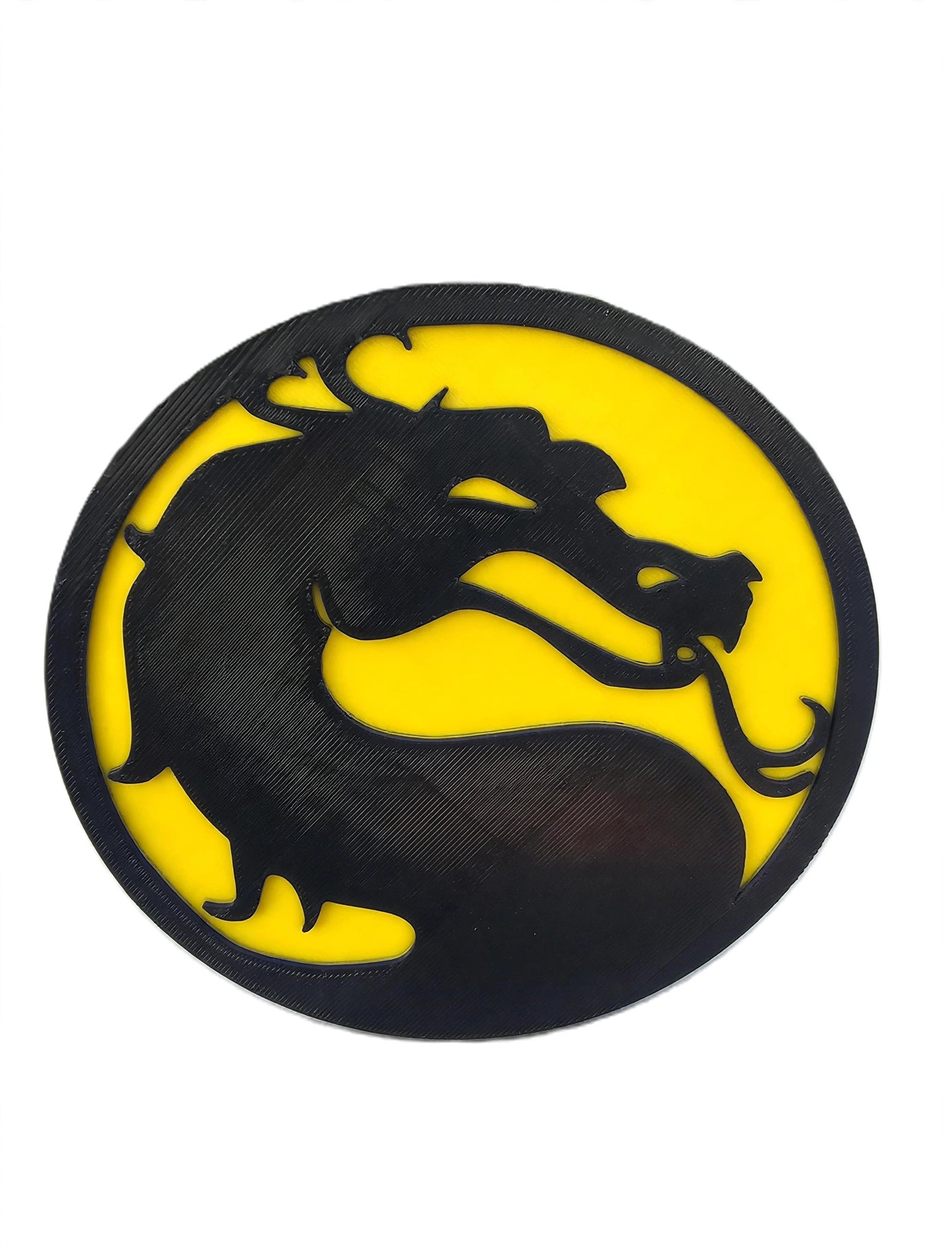 Mortal Kombat Dragon Scorpion Trailer Hitch Cover Fits 2" Receiver Truck SUV Jeep Car Pickup - Tow Hitch Plug Gaming Gift Video Game Collectible
