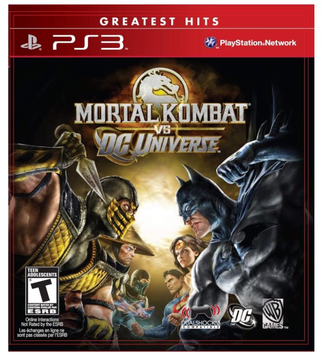 Mortal Kombat vs. DC Universe Greatest Hits (Sony PlayStation 3, 2008) Disc Good