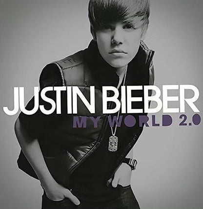 Justin Bieber My World 2.0 CD 2010 Album Baby Somebody To Love Island Def Jam Teen Pop Collector Edition