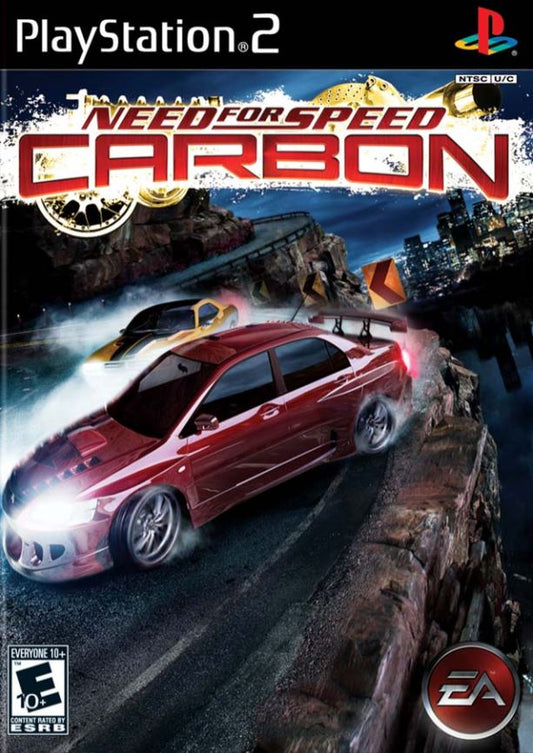 Need for Speed Carbon PS2 PlayStation 2 Complete CIB Very Good Clean Black Label