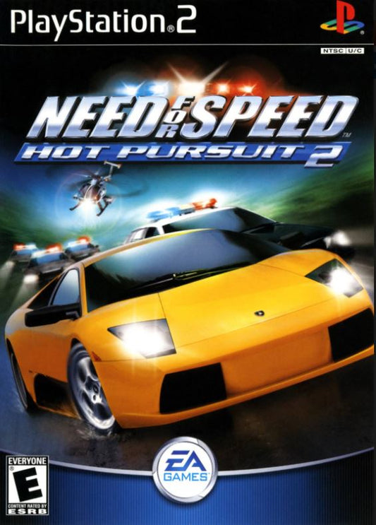 Need for Speed Hot Pursuit 2 (PS2, 2002) Very Good Disc Tested Works Cleaned