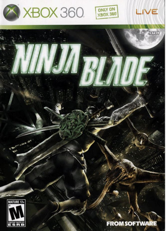 Ninja Blade (Microsoft Xbox 360, 2009) Videogame Disc Very Good Free Shipping