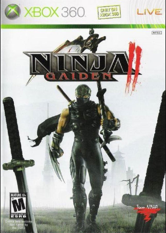 Ninja Gaiden II 2 (Microsoft Xbox 360) Videogame Disc Near Mint Tested Complete