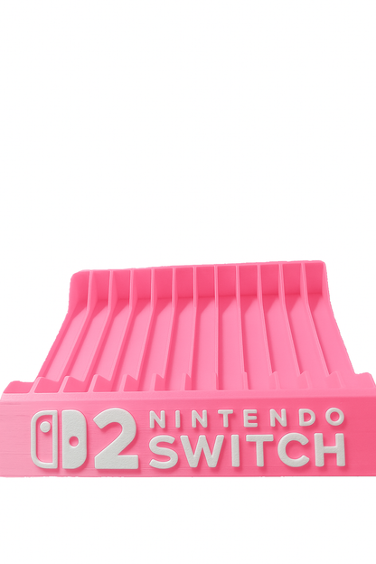 Nintendo Mario Red Switch 2 Videogame Case Holder Organizer Raised Letter BEE001