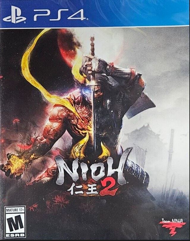 Nioh 2 PS4 - Sony PlayStation 4 Generic Case And Disc Tested Working Very Good