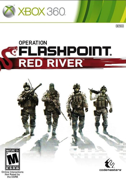 Operation Flashpoint Red River Xbox 360 Game Tested Very Good Shooter Codemasters 2011 Tactical Military Original