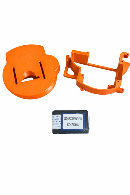 GC Loader Mount Tray Kit with SD Extension Cable for GameCube Jet Black Purple Indigio Satin Silver Spice Orange Bundle DOL-001 New Custom