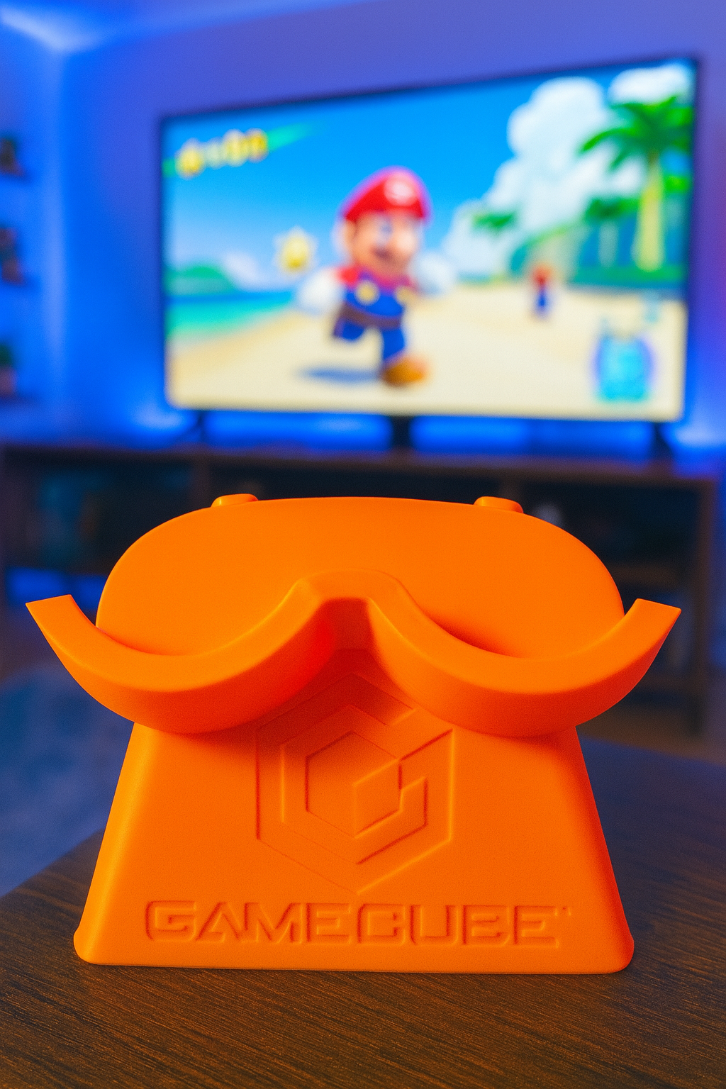 Nintendo GameCube Controller Stand Gameroom Storage Custom Color DOL-001 DOL-003