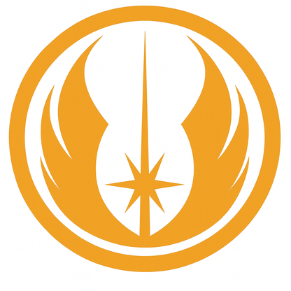 Star Wars Jedi Order 4" Logo Cover Plug Cap Tow Hitch Fits 2" Receivers