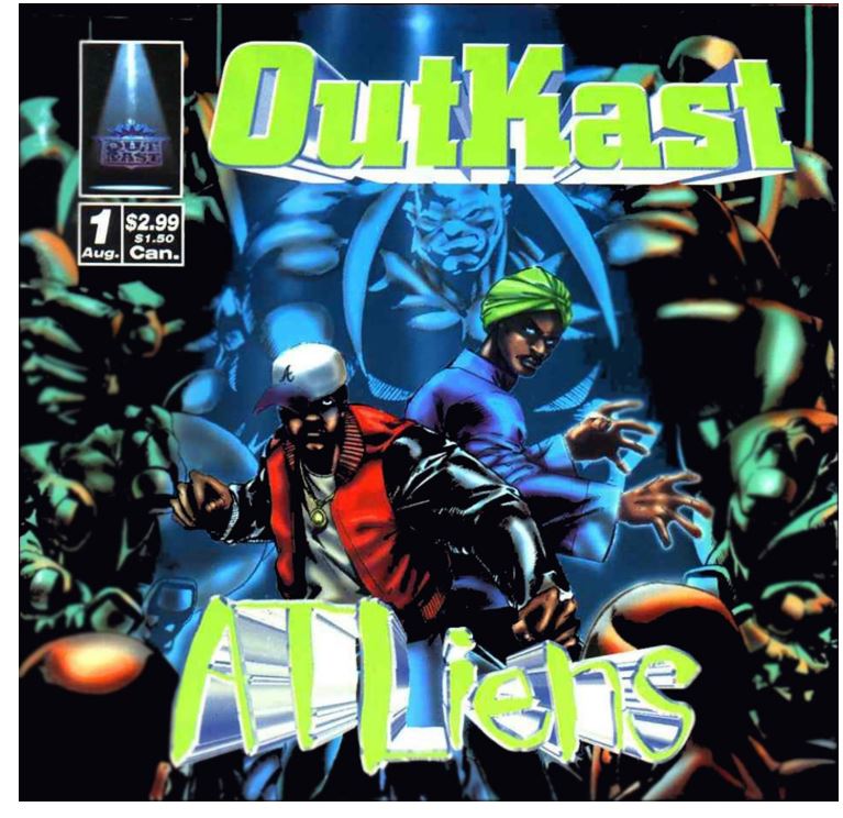OutKast ATLiens CD PA 1996 Hip Hop Vintage Southern Rap Excellent Disc ARCD-6029