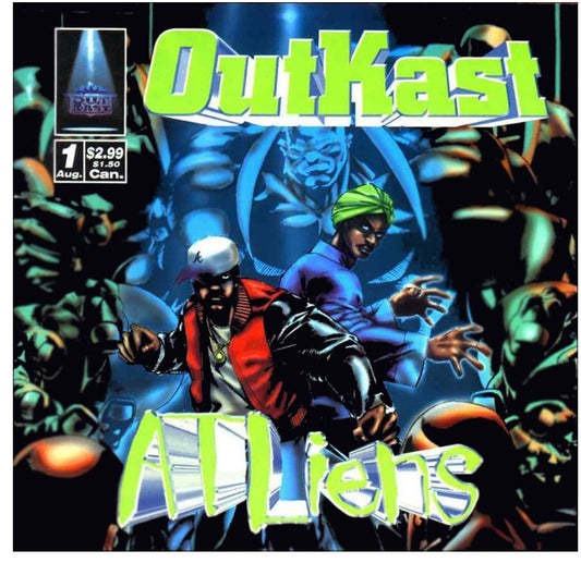 OutKast ATLiens CD PA 1996 Hip Hop Vintage Southern Rap Excellent Disc ARCD-6029