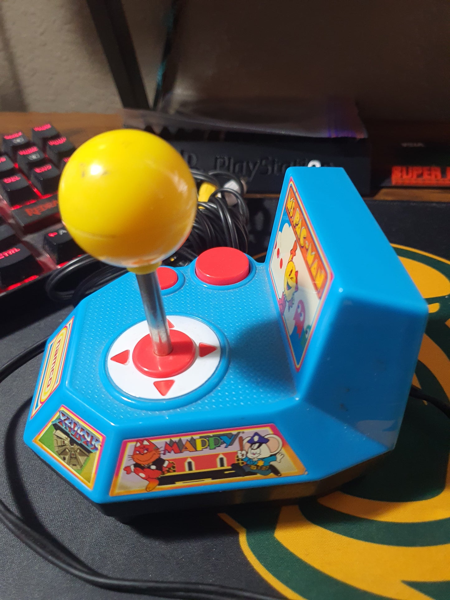 Namco Ms Pac-Man Galaga Mappy 5 in 1 2004 Jakks Plug N Play Game System Tested
