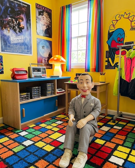 Vintage 1987 Pee-Wee Herman Talking Pull String Doll 16” Paul Reubens Work Voice