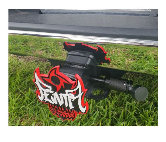 Penta Lucha Brothers Mask Skull Trailer Hitch Cover Plug 2x2 Receiver Truck Suv