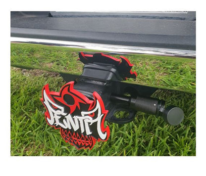 Penta Lucha Brothers Mask Skull Trailer Hitch Cover Plug 2x2 Receiver Truck Suv