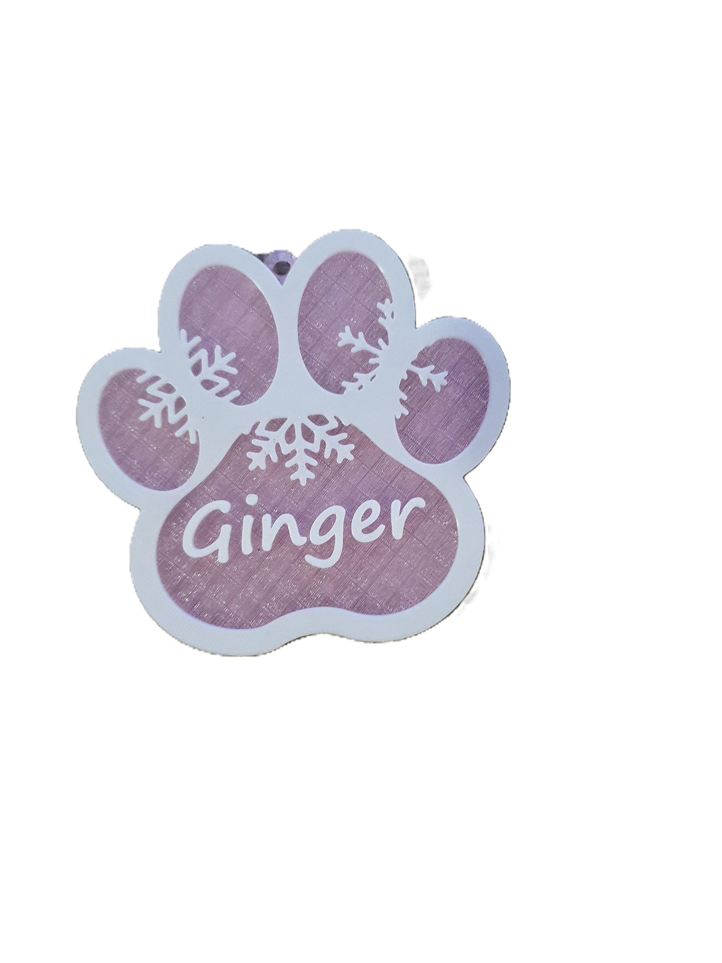 3 Pcs NEW Christmas Pet Paw Ornament Holiday Set Tree Custom Dog Cat Animal Name