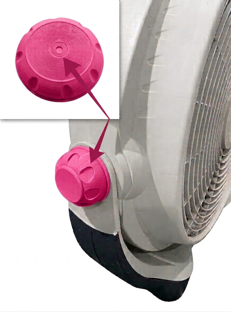 Repair Replacement Part Lasko 20" 3300 3302 Models Wind Machine Fan Knob 2 Pack