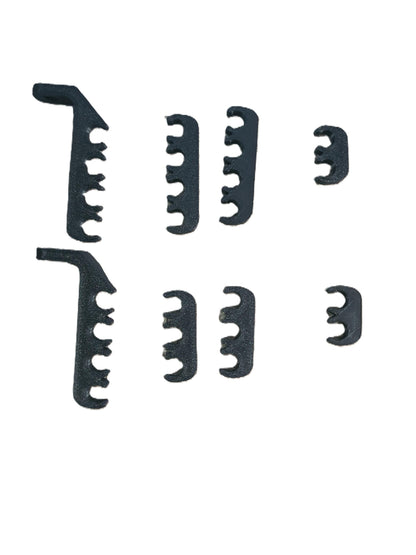 Black Spark Plug Loom Clip-On Wire Separator Ignition Cable Divider Holder Ford