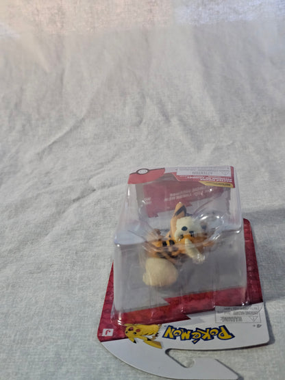 Official Jazwares Pokemon Growlithe Battle Figure New Fire Canine Kanto Collectible for Anime Lovers Birthday Holiday Surprise Present Otaku