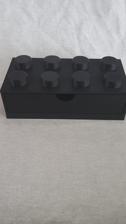 Kids Stackable Storage Box Office Organizer Home Decor Desktop Toy 8 Studs Home School Teacher School Children Adult Storage