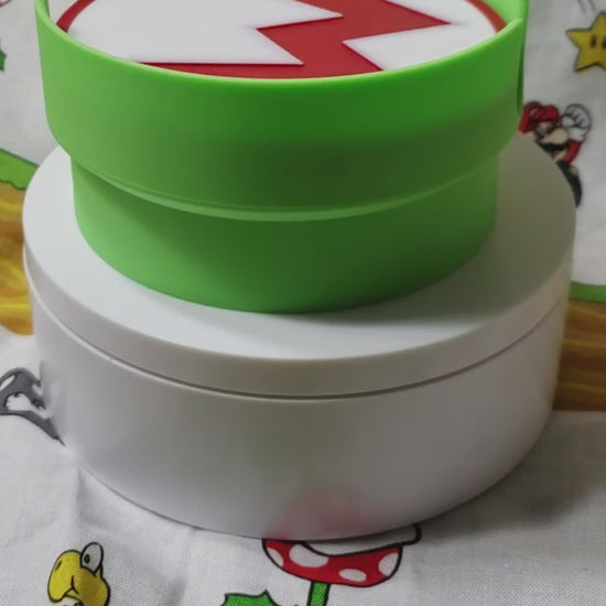 mario warp pipe coaster set